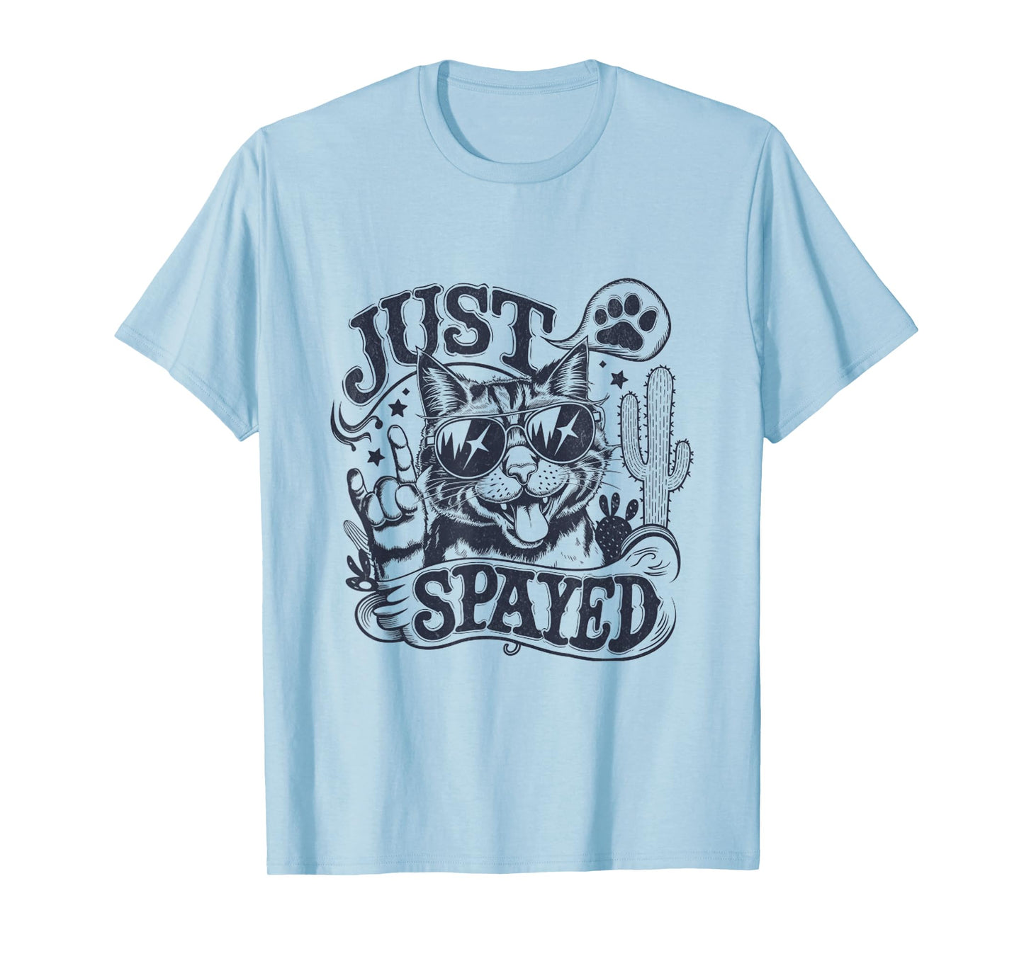 Just Spayed - Hysterectomy Cat T-Shirt