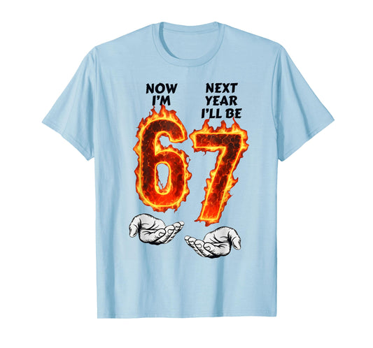 6th Birthday Boys Girls 6 7 Now I'm 6 Next Year I'll be 7 T-Shirt