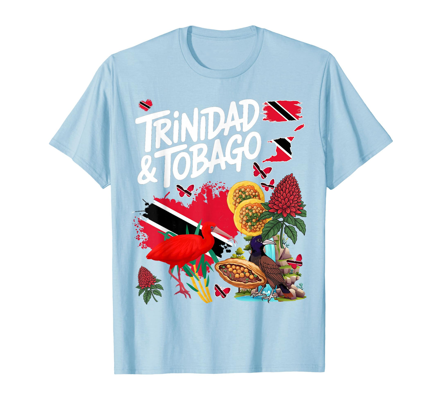 Trinidad Flag Idea for Women Trinidad & Tobago Culture T-Shirt