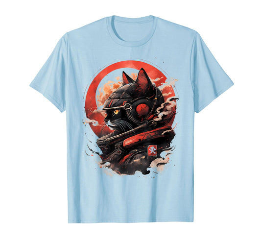 Astronaut Cat Space Cosmic Japanese Retro T-Shirt