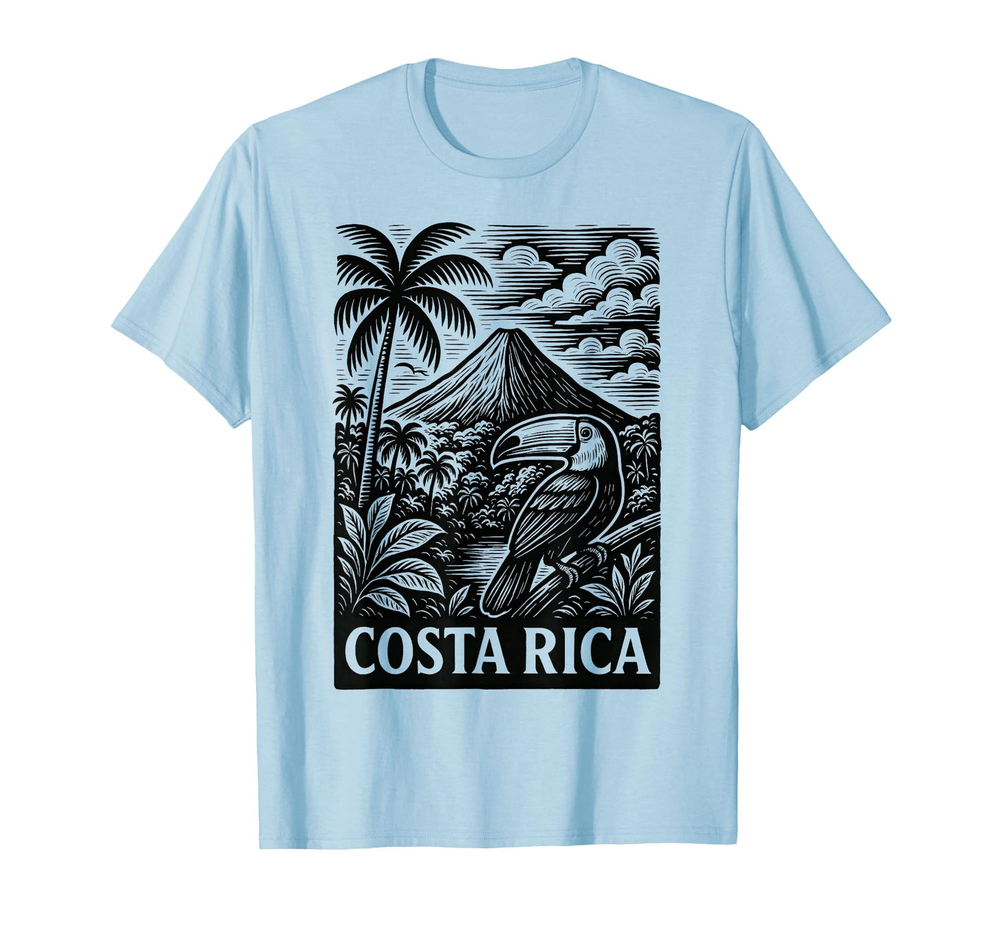 Arenal Volcano Toucan Costa Rica T-Shirt