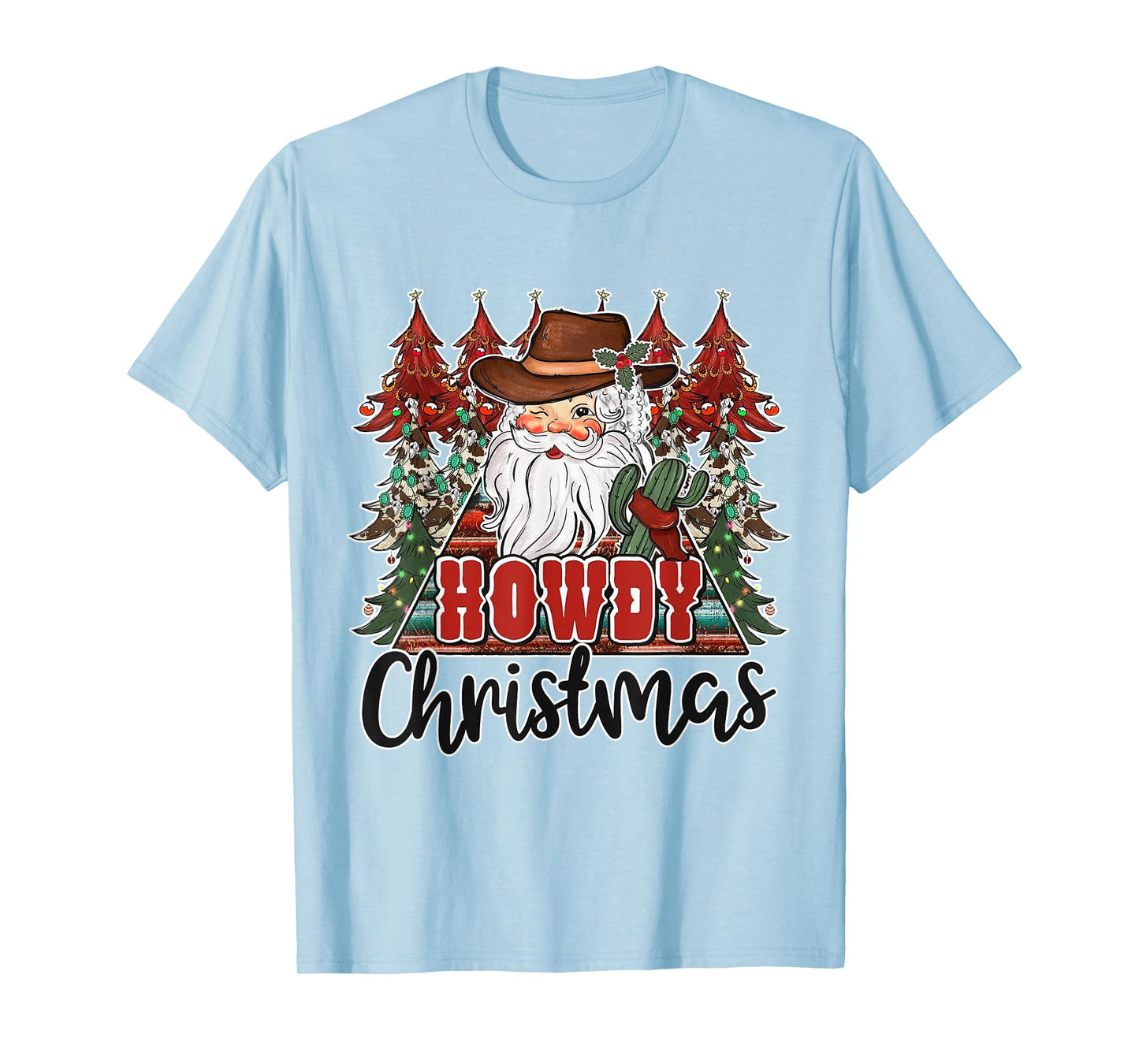 Howdy Christmas Santa Claus T-Shirt