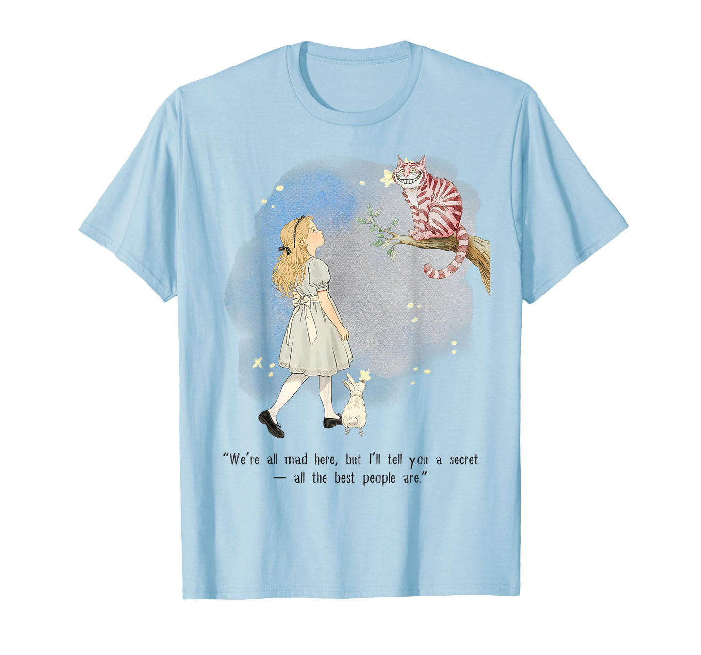 Alice Adventures Retro Children's Vintage Book Day Girls T-Shirt