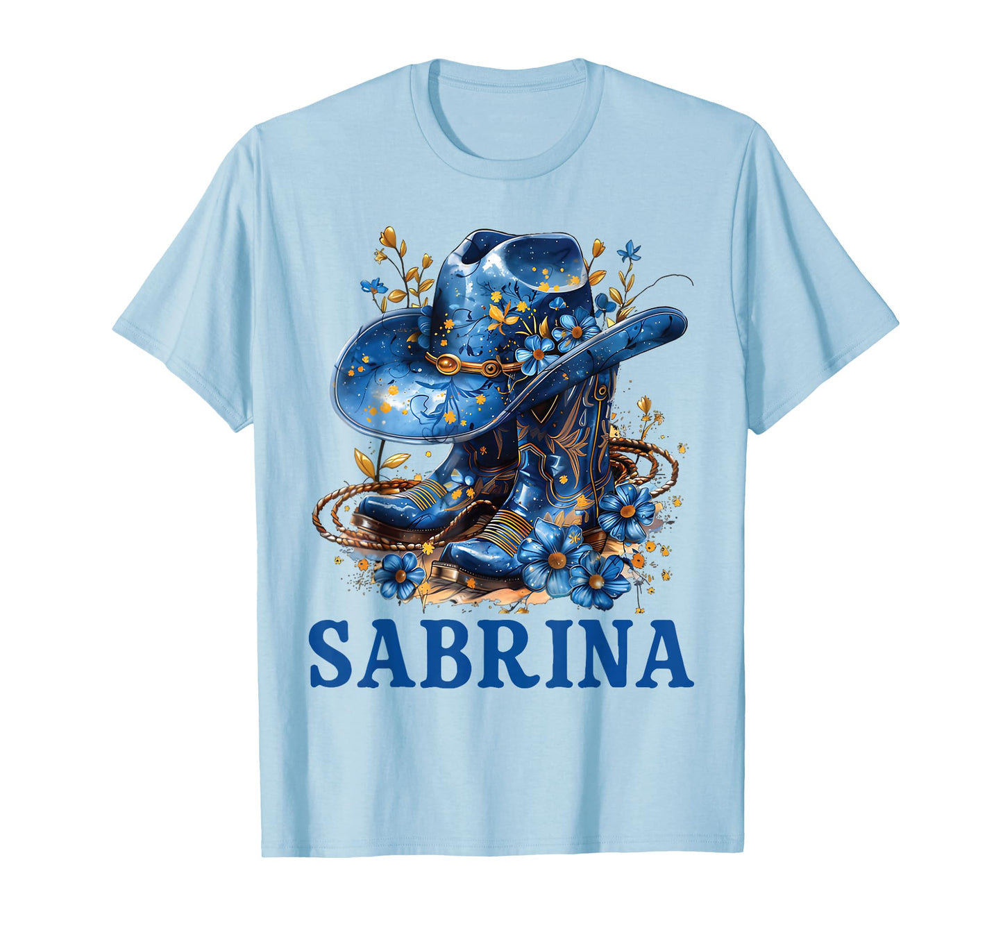 Girl Retro Sabrina First Name Personalized Groovy 80's T-Shirt