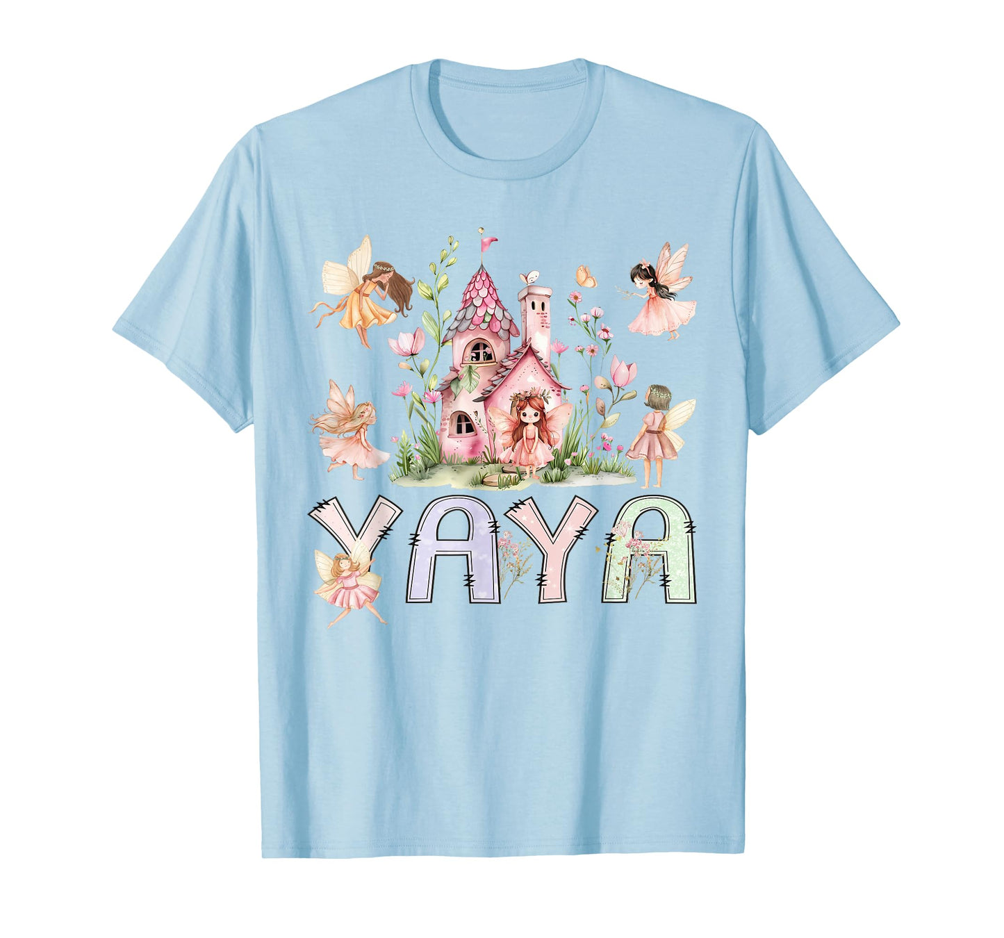 Fairy Yaya Magical Fairytale Birthday Girl Family Matching T-Shirt
