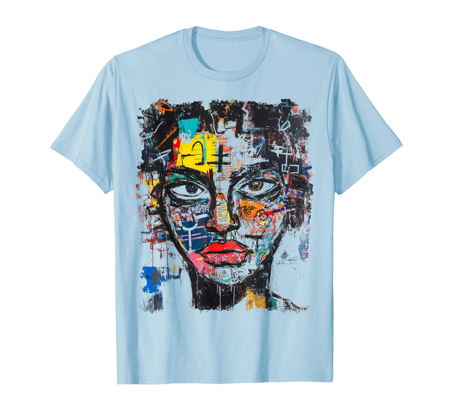 Designer Expressionism Abstract Art 80's T-Shirt