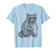 Raccoon Drinking Iced Coffee Funny for Men, Women, and Kids T-Shirt