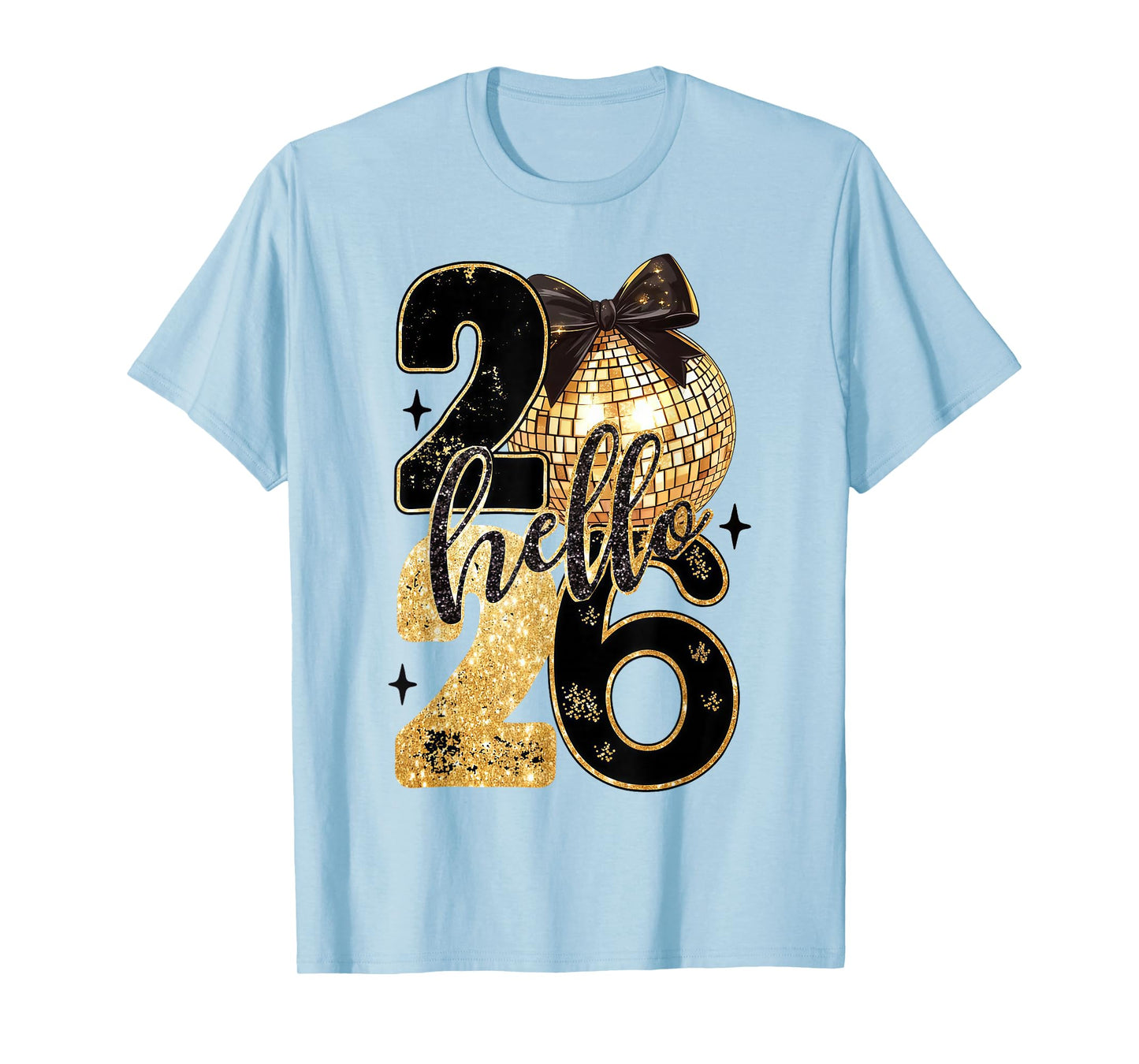 Happy New Year Party 2026 Ballon Family Matching Men Women T-Shirt