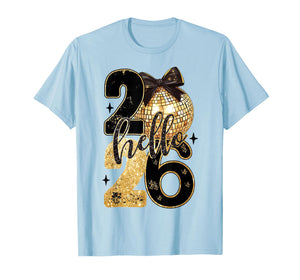 Happy New Year Party 2026 Ballon Family Matching Men Women T-Shirt