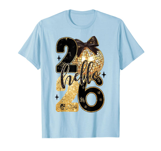 Happy New Year Party 2026 Ballon Family Matching Men Women T-Shirt