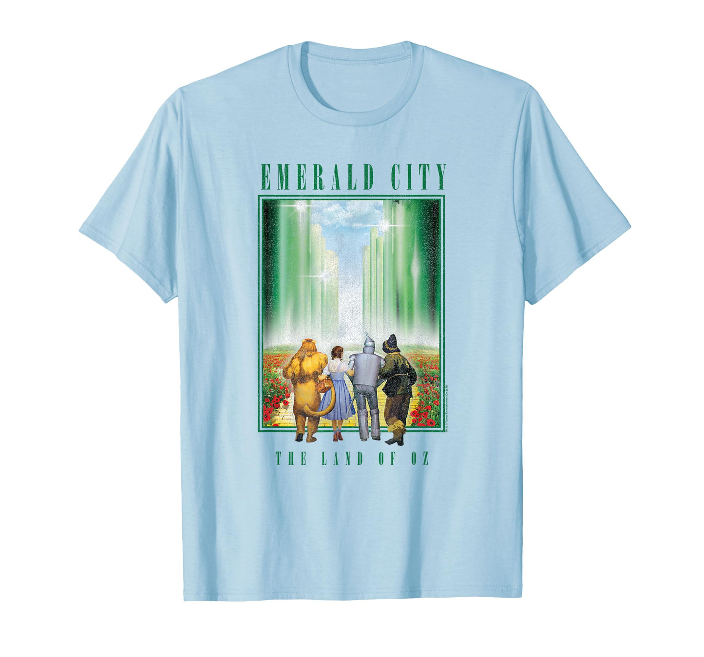 Wizard of Oz Travel to The Emerald City Vintage Movie T-Shirt