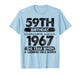59 Year Old Gifts Vintage 1967 Limited Edition 59th Birthday T-Shirt