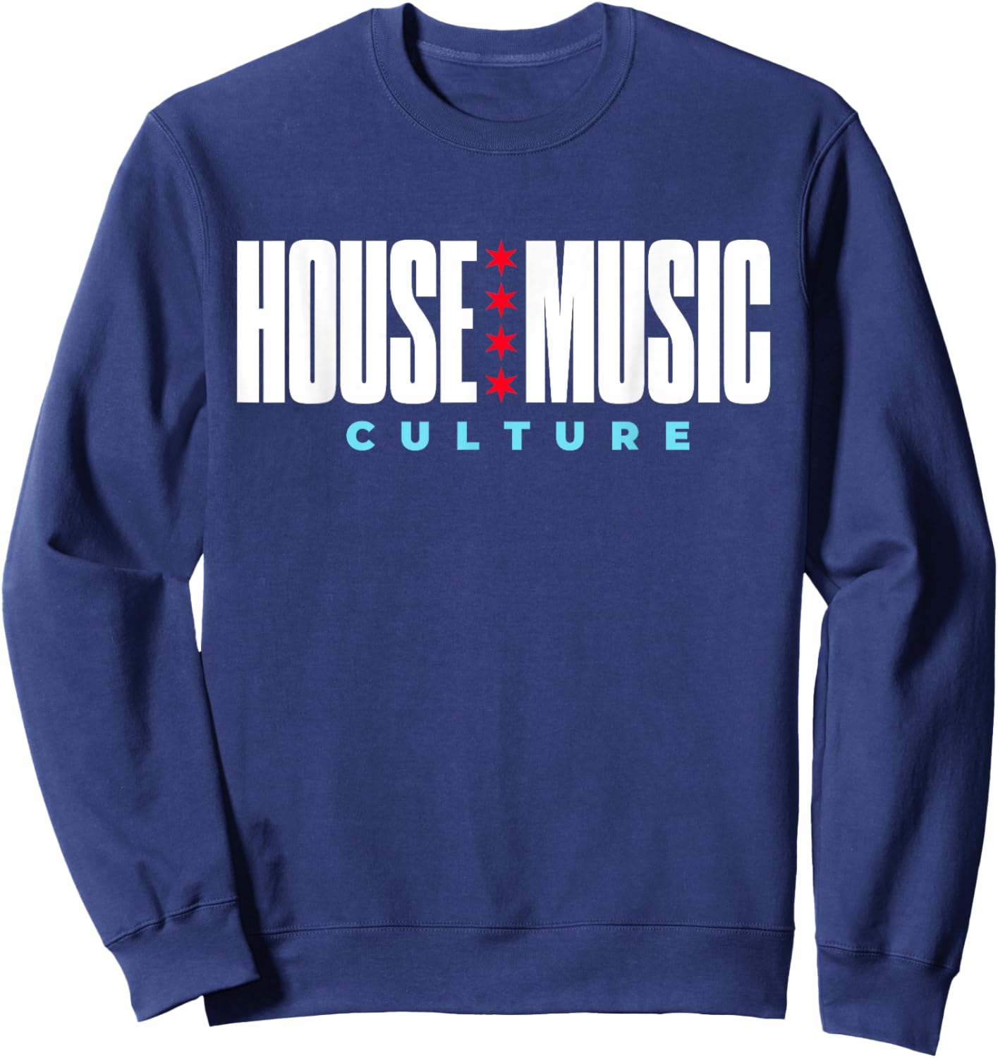 House Music Culture - EDM DJ Sweatshirt - Sweatshirt | Navy