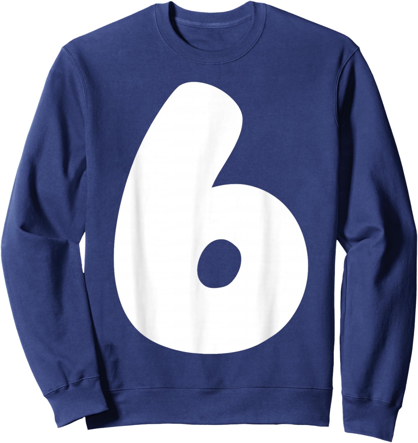 6 Number Six Seven 67 Gen Alpha Slang T Funny Meme Matching Sweatshirt - Sweatshirt | Navy