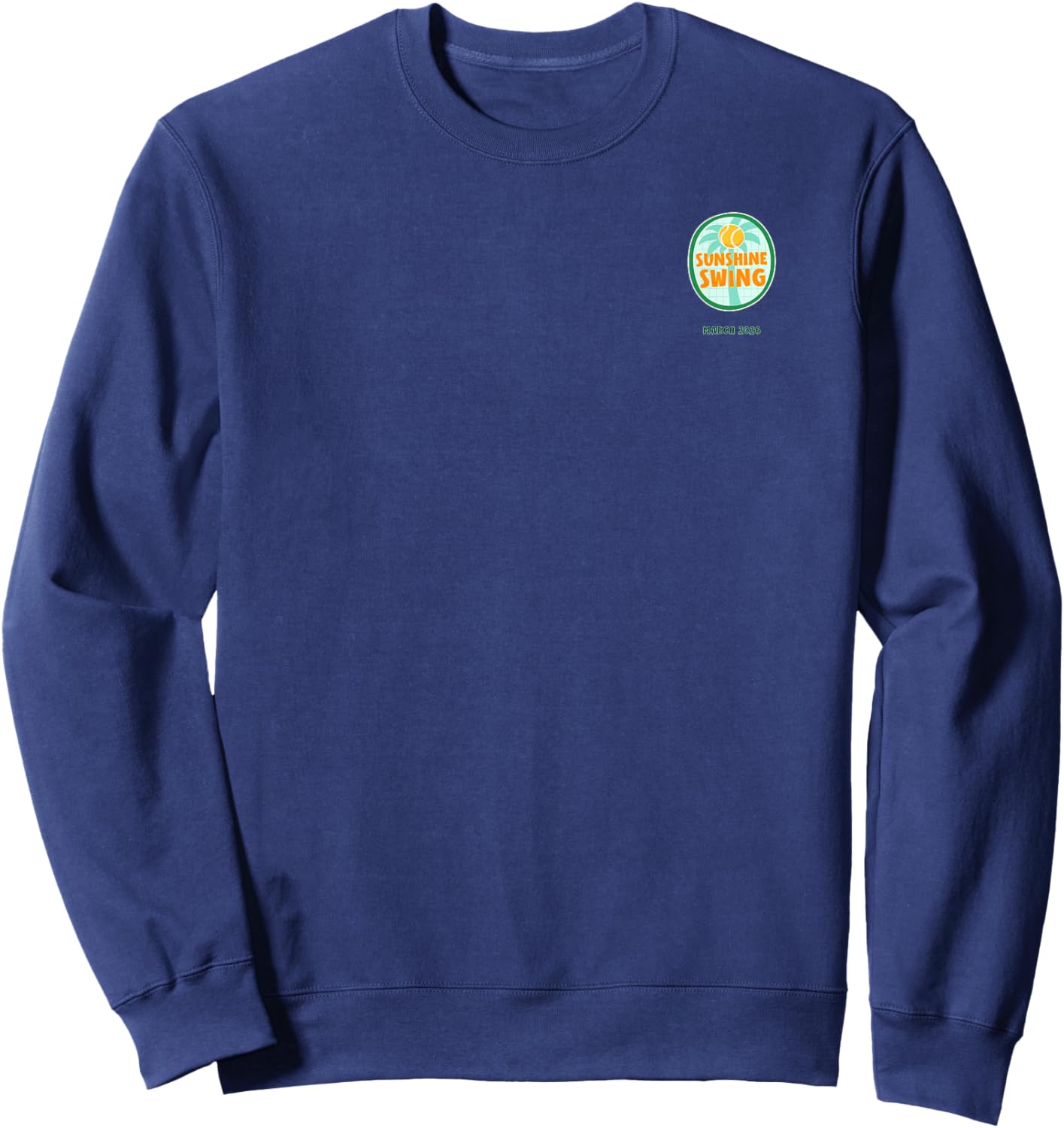 Watch More Tennis - Sunshine Swing Sweatshirt - Sweatshirt | Navy