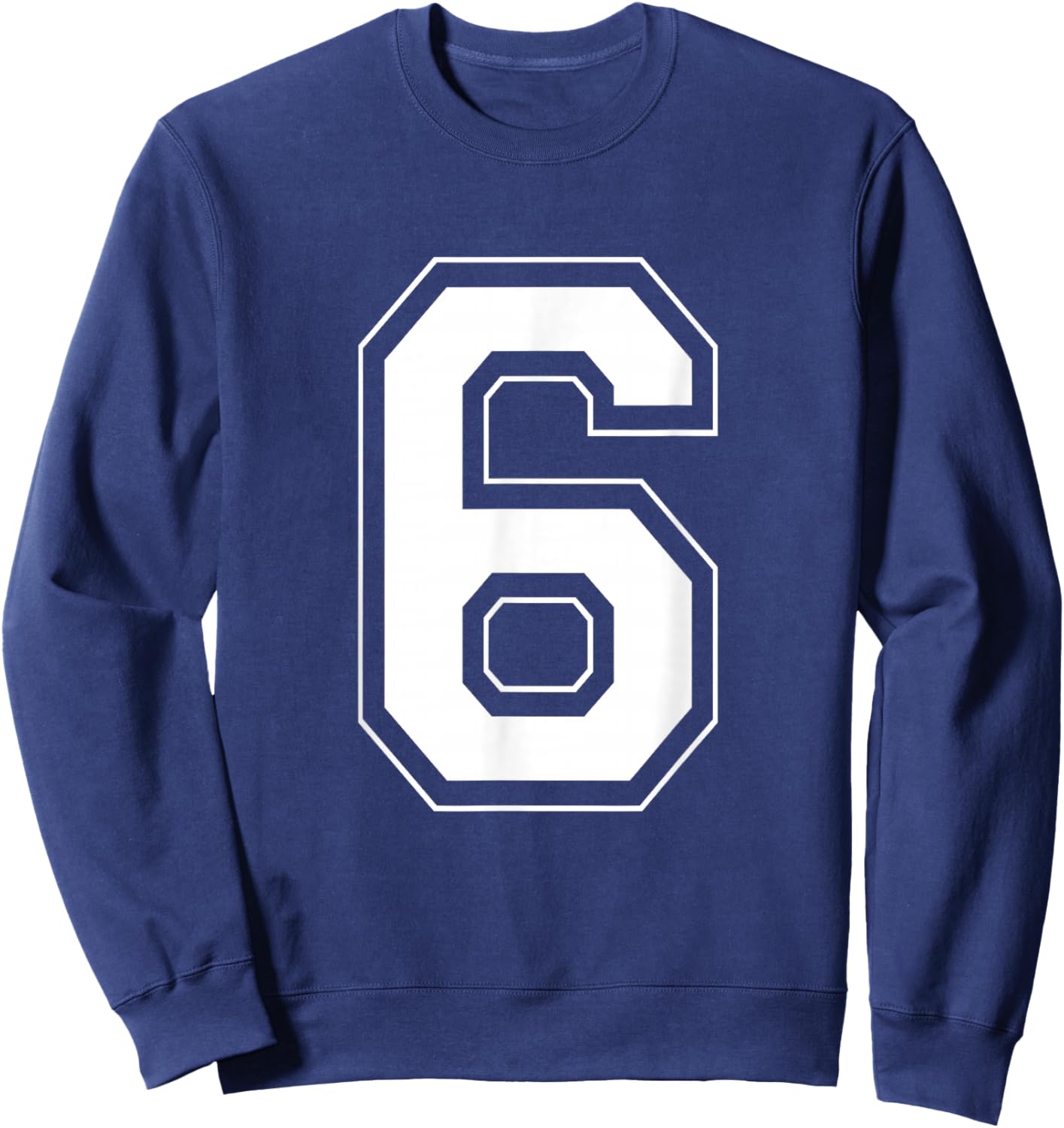 Number 6 7 Funny Meme Saying 6 7 Six Seven 6th 7th 2 Side Sweatshirt - Sweatshirt | Navy