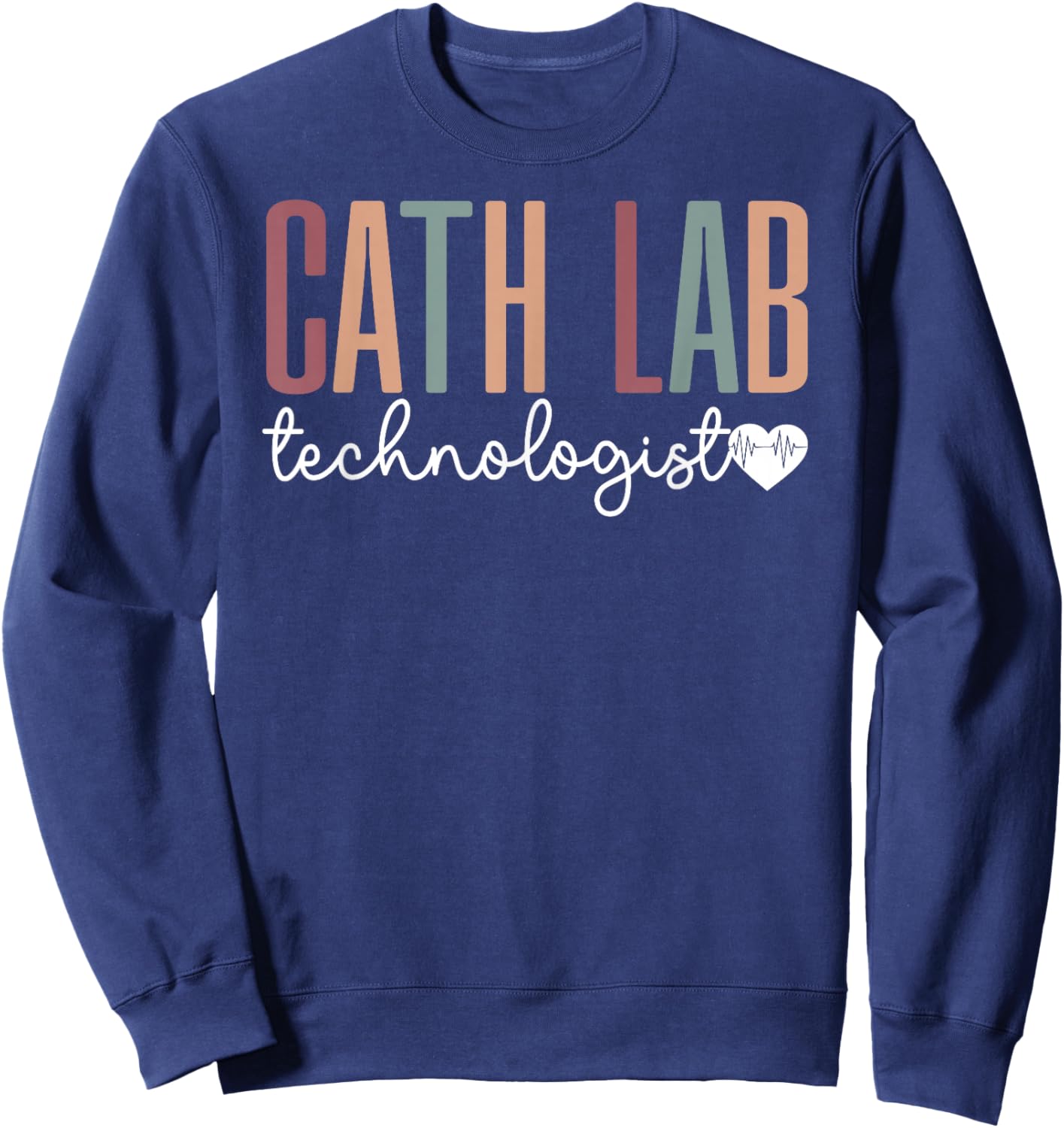 Boho Cath Lab Technologist Cardiac Cath Lab Technologist Sweatshirt - Sweatshirt | Navy