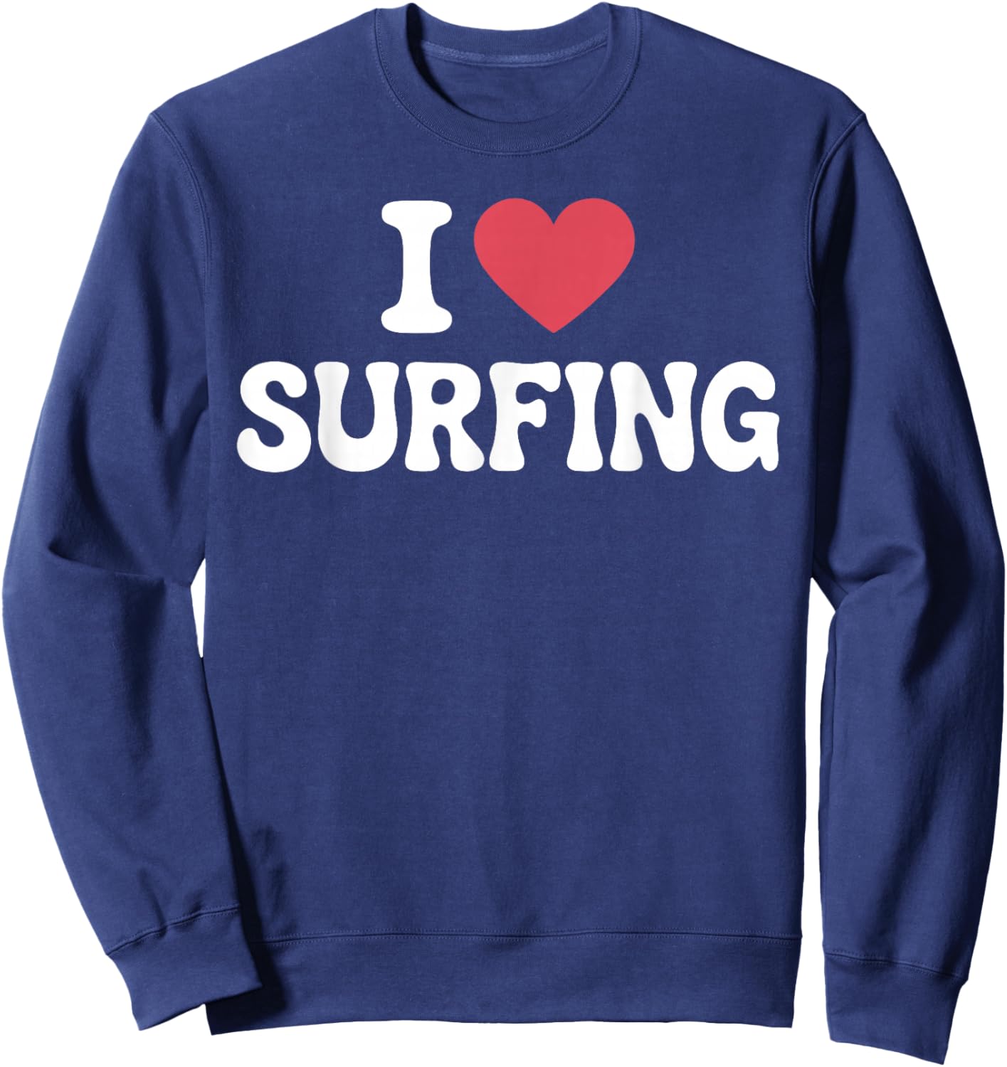Surfing Art Women Surfer Surfboard Lover Surfing Sweatshirt - Sweatshirt | Navy