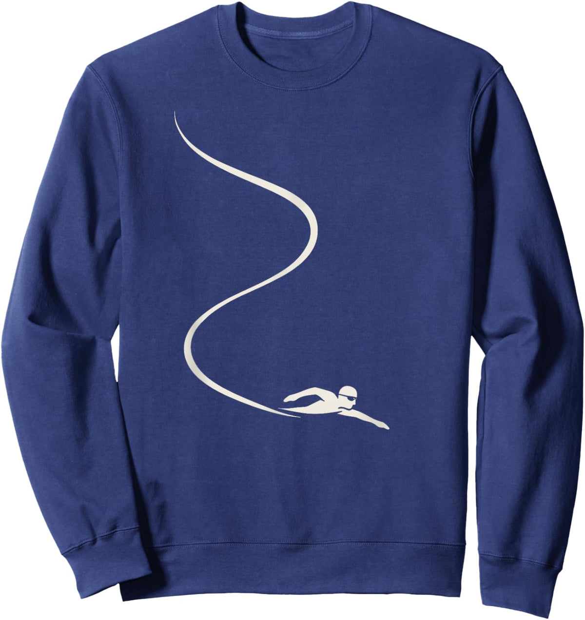 Swimming for Teen Boys Girls Men Women Sweatshirt - Sweatshirt | Navy