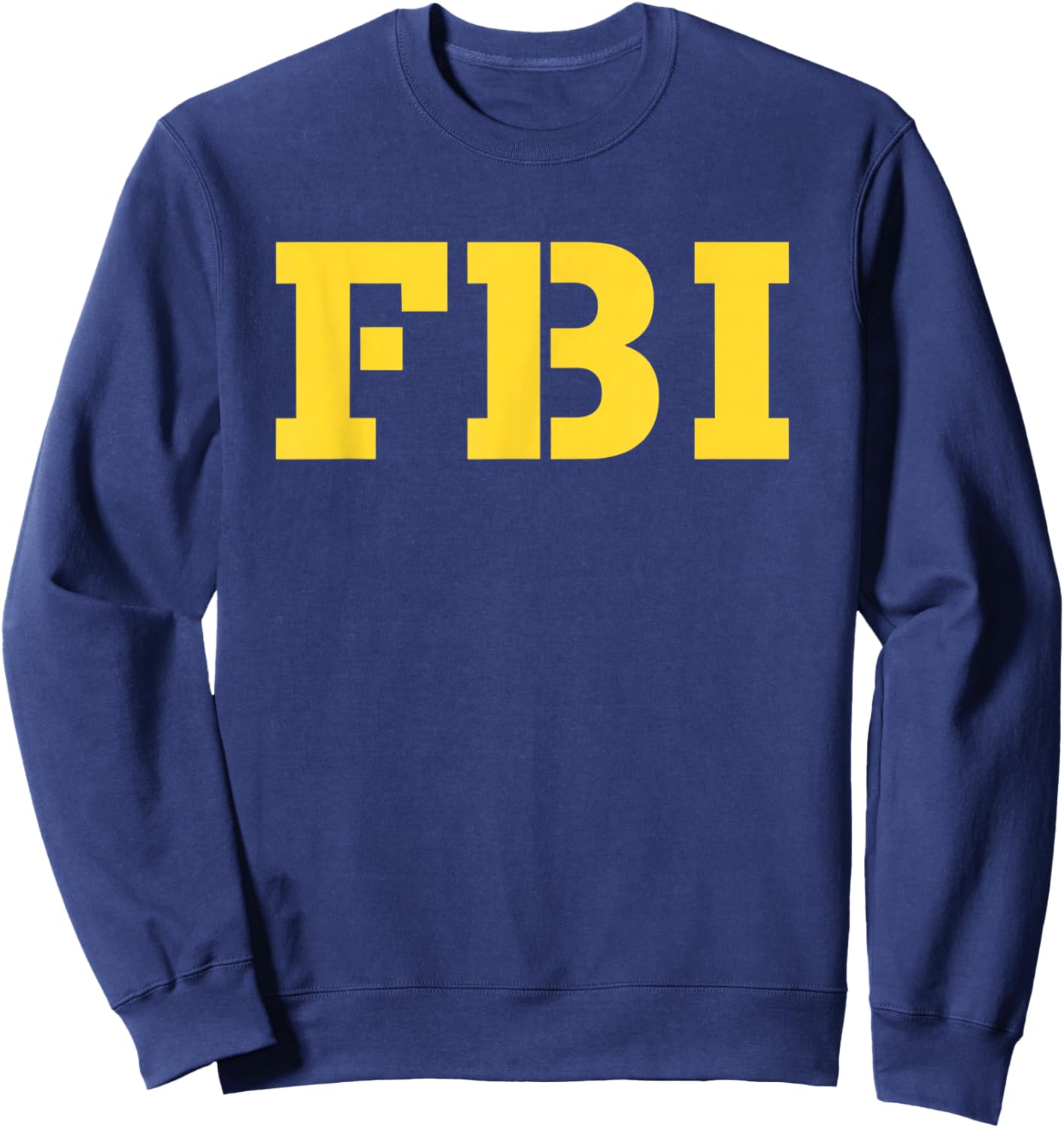 Halloween FBI Costume Idea - Funny DIY Halloween Costume Sweatshirt - Sweatshirt | Navy
