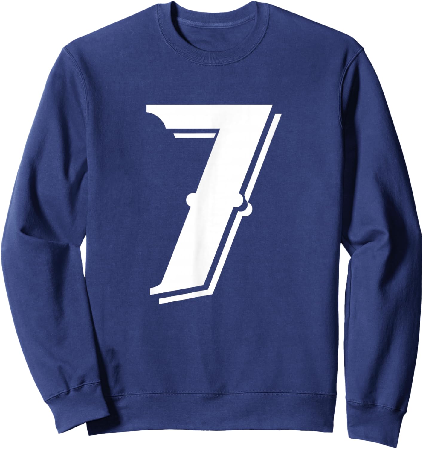 Number 7 Funny Meme Saying 6 7 Six Seven 7th Birthday 7 Year Sweatshirt - Sweatshirt | Navy
