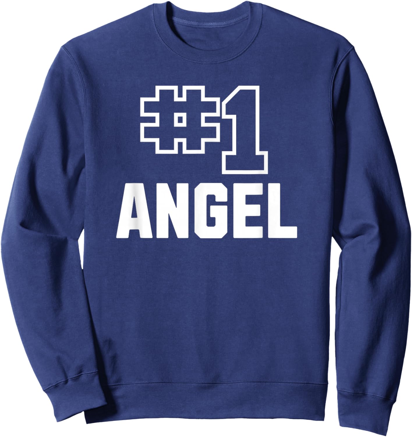 Number One Angel Kind Heart Appreciation Sweatshirt - Sweatshirt | Navy