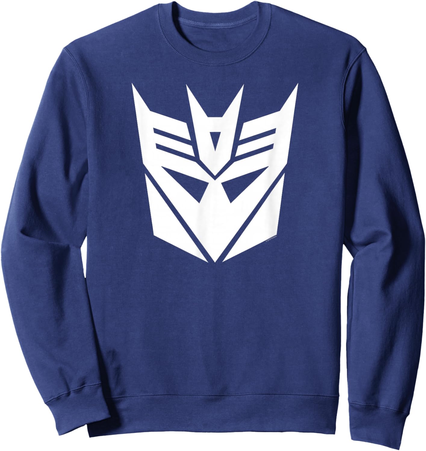 Transformers White Decepticon Sigil Sweatshirt - Sweatshirt | Navy