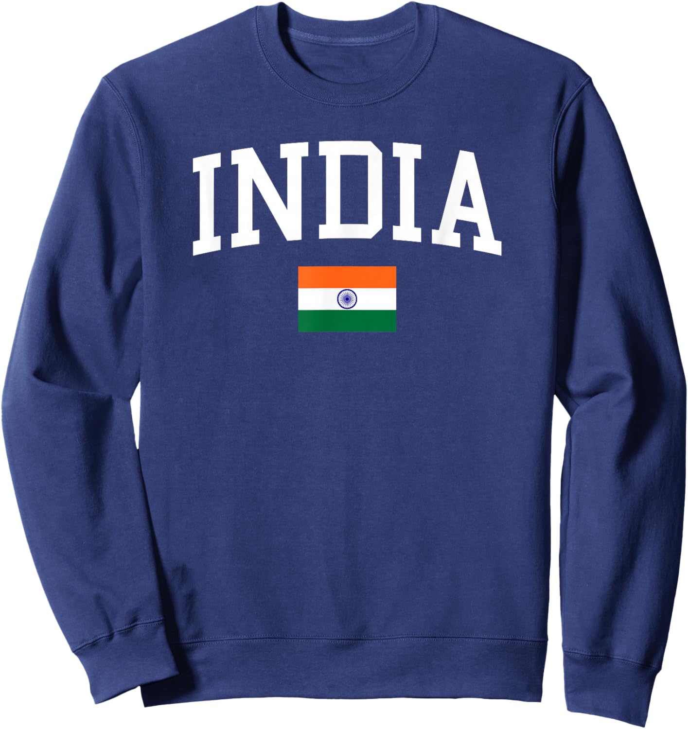 Indian Flag Men Women Kids India Sweatshirt - Sweatshirt | Navy