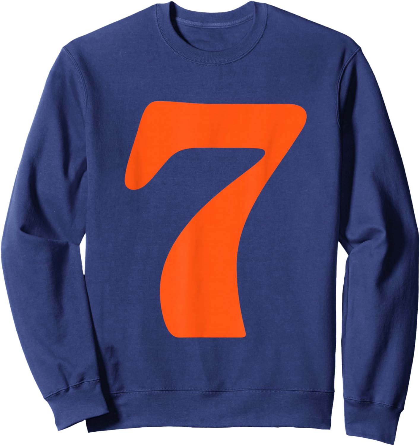 Funny 6 7 Matching Halloween Lazy Costume 67 Meme Sweatshirt - Sweatshirt | Navy