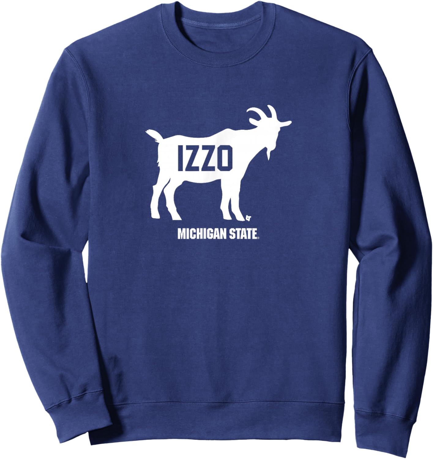 Michigan State Basketball: Izzo Goat Sweatshirt - Sweatshirt | Navy
