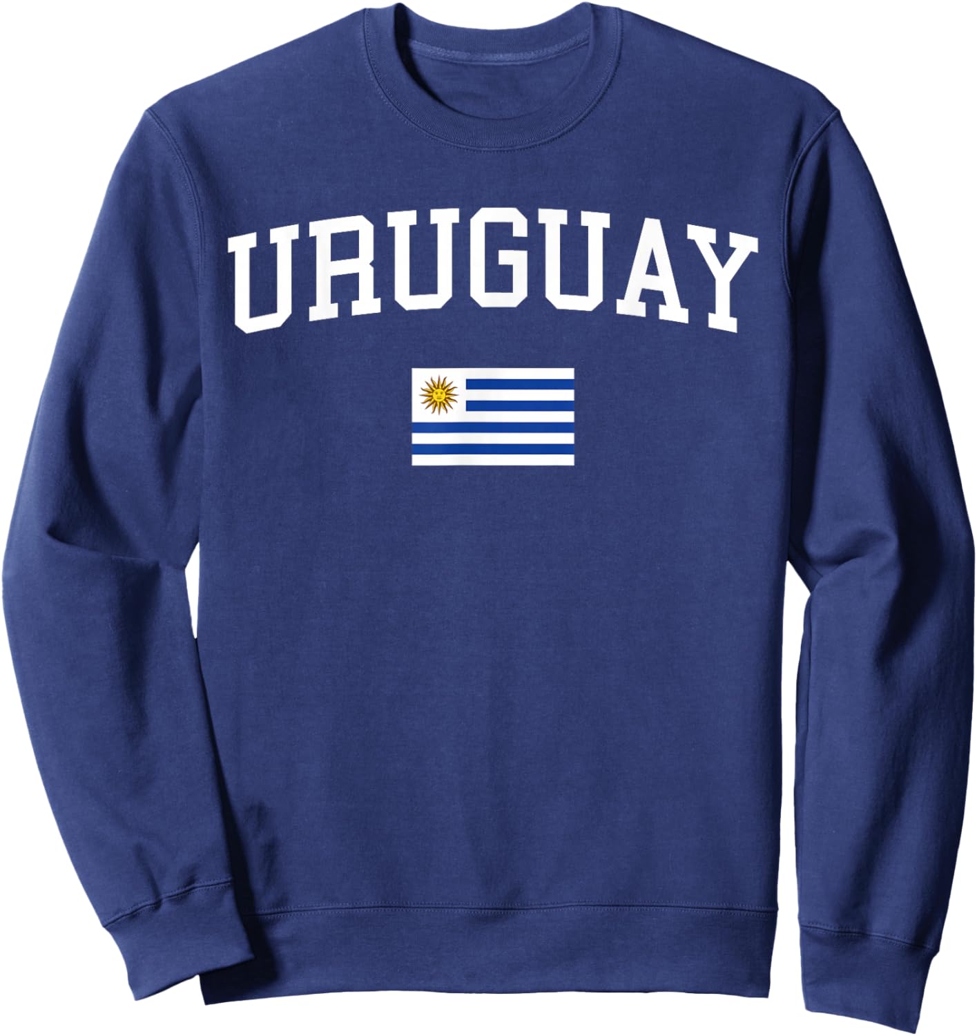 Uruguayan Flag Men Women Kids Uruguay Sweatshirt - Sweatshirt | Navy