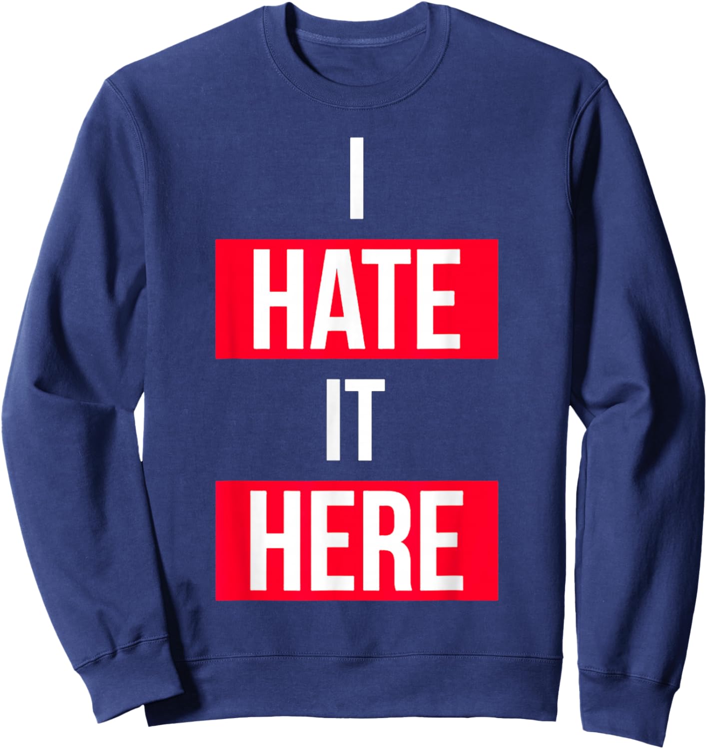 T-Shirt Sweatshirt - Sweatshirt | Navy