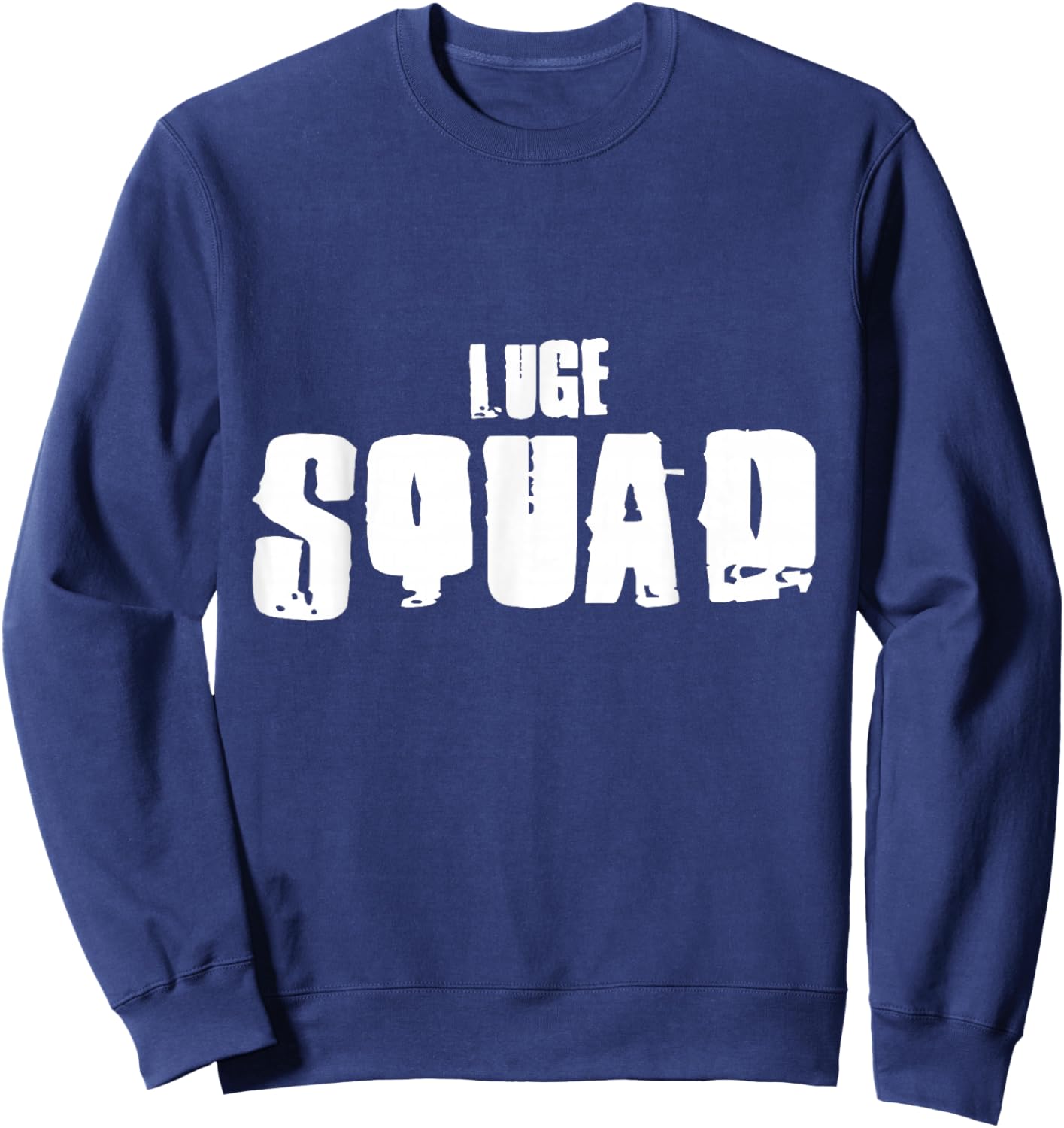 Luge Squad for Lugers Sweatshirt - Sweatshirt | Navy