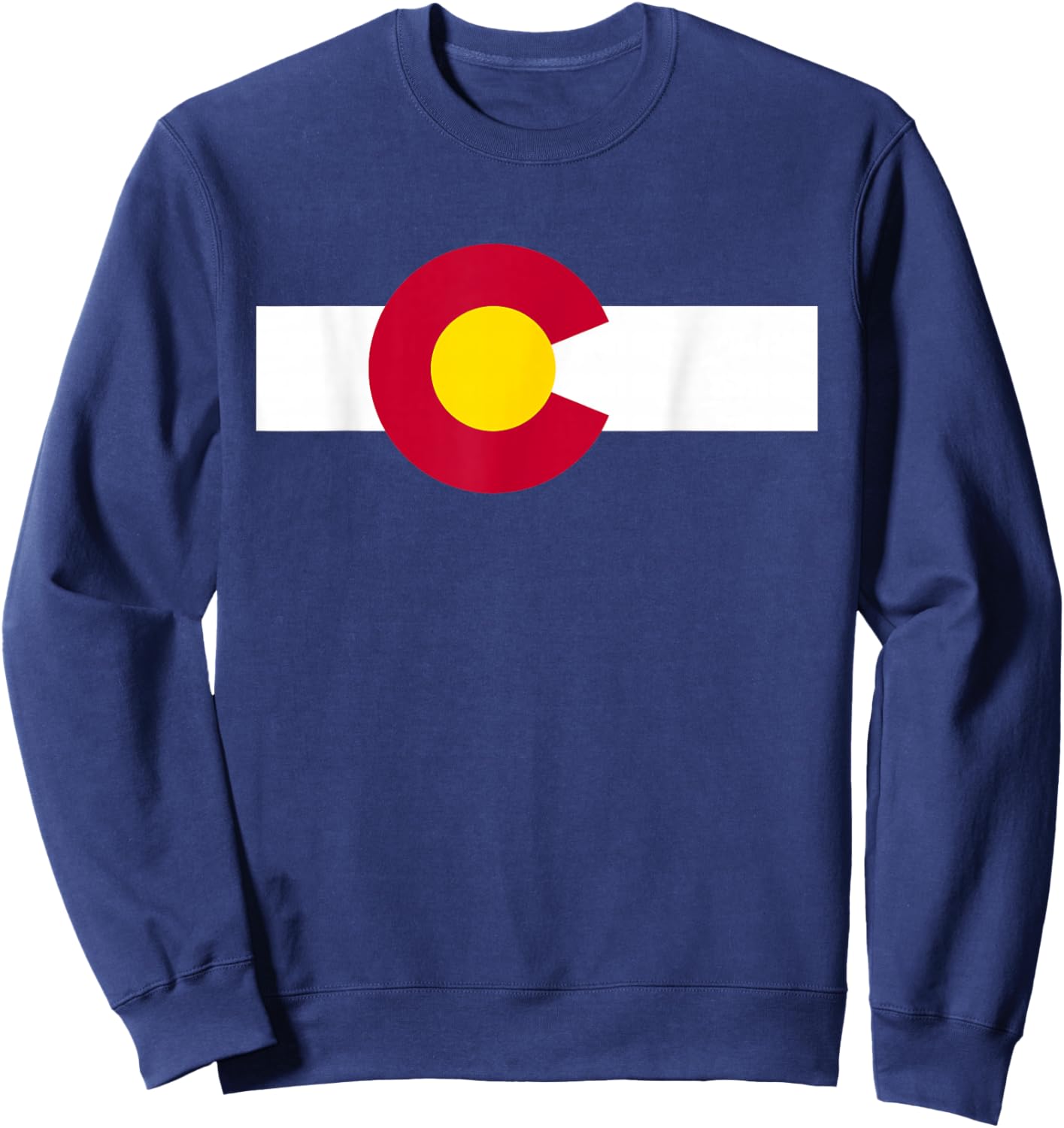 Colorado State Flag Colorado Pride Sweatshirt - Sweatshirt | Navy