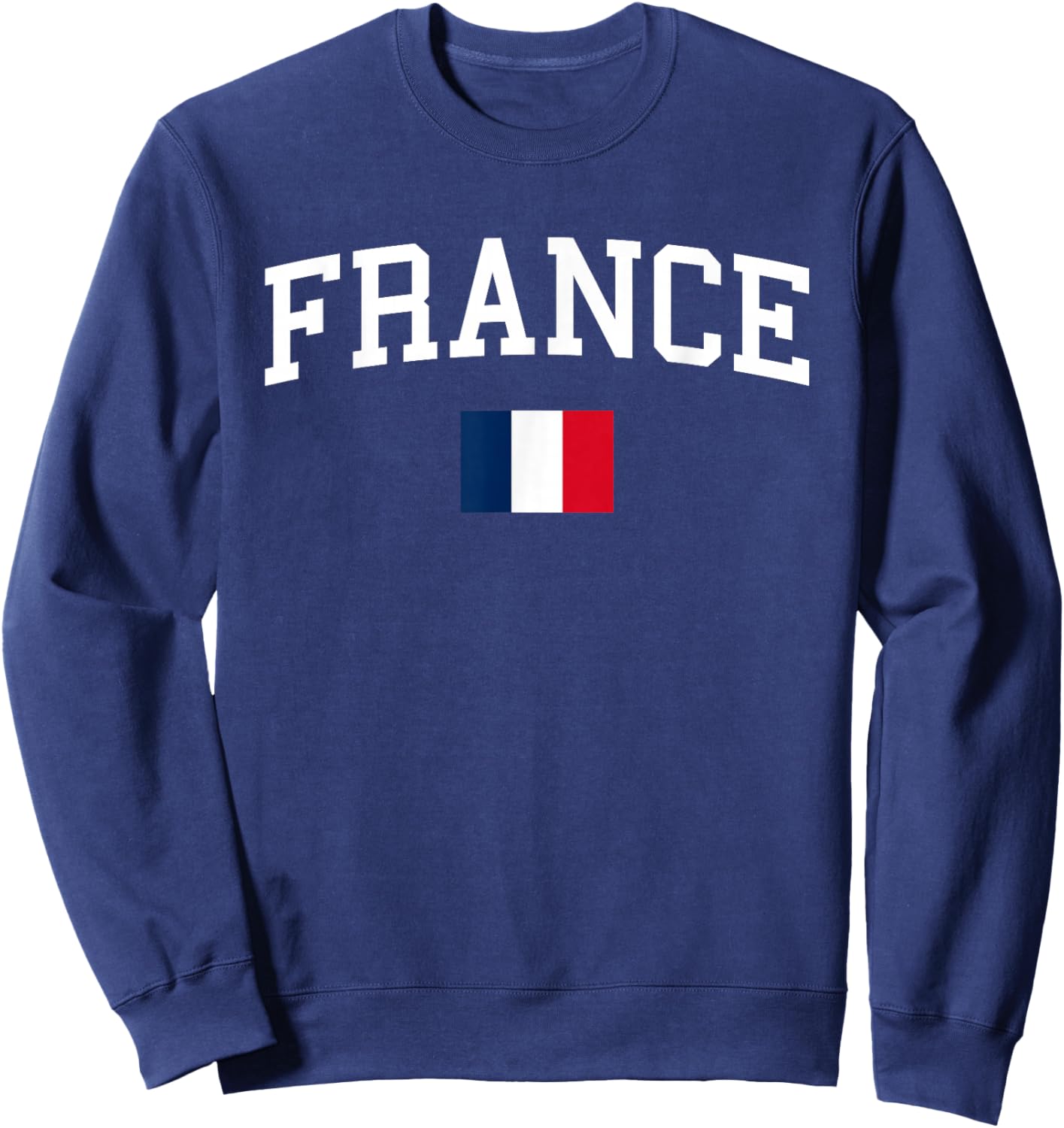 French Flag Men Women Kids France Sweatshirt - Sweatshirt | Navy