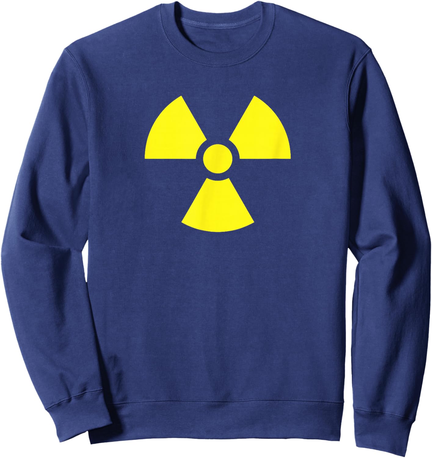 Nuclear Radioactive Material Symbol Radiation Biohazard Sweatshirt - Sweatshirt | Navy