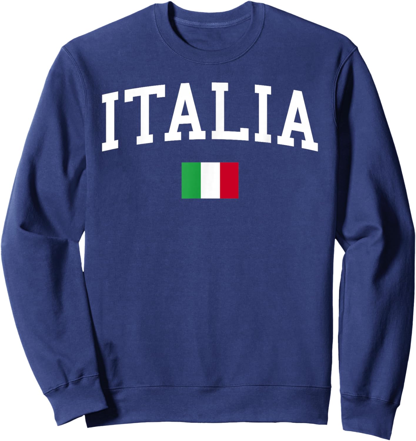 Italian Flag Men Women Kids Italy Sweatshirt - Sweatshirt | Navy