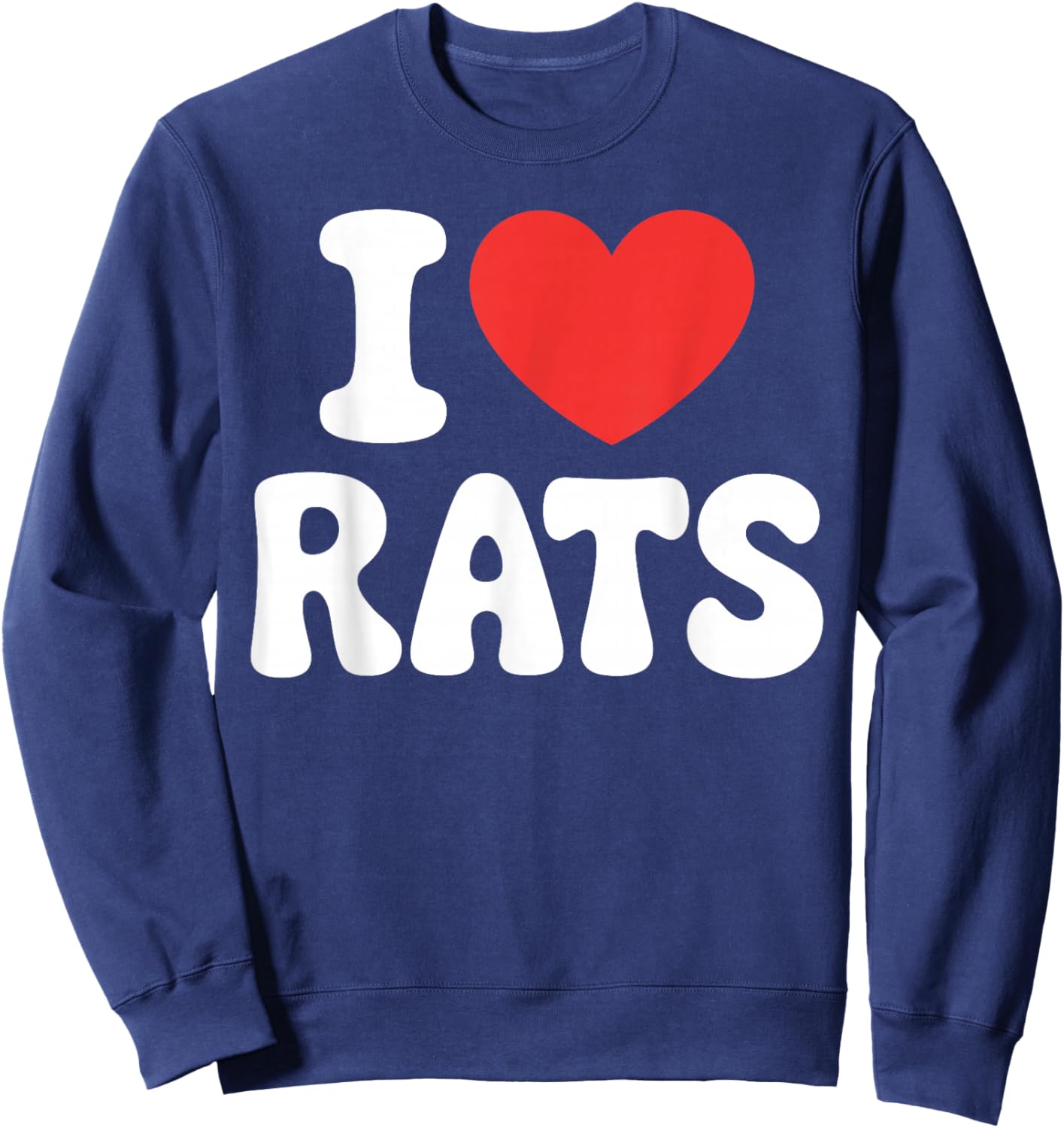 Funny Rat Design Women Kids Rat Owner Rat Lover Sweatshirt - Sweatshirt | Navy
