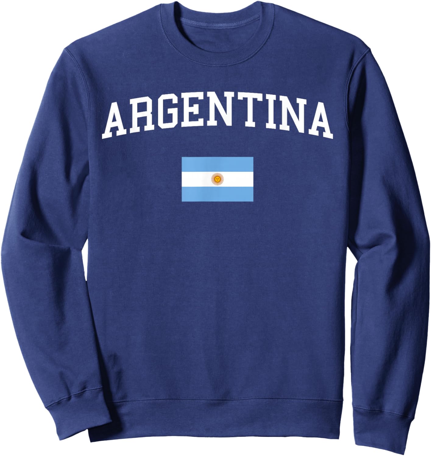 Argentinian Flag Men Women Kids Argentina Sweatshirt - Sweatshirt | Navy