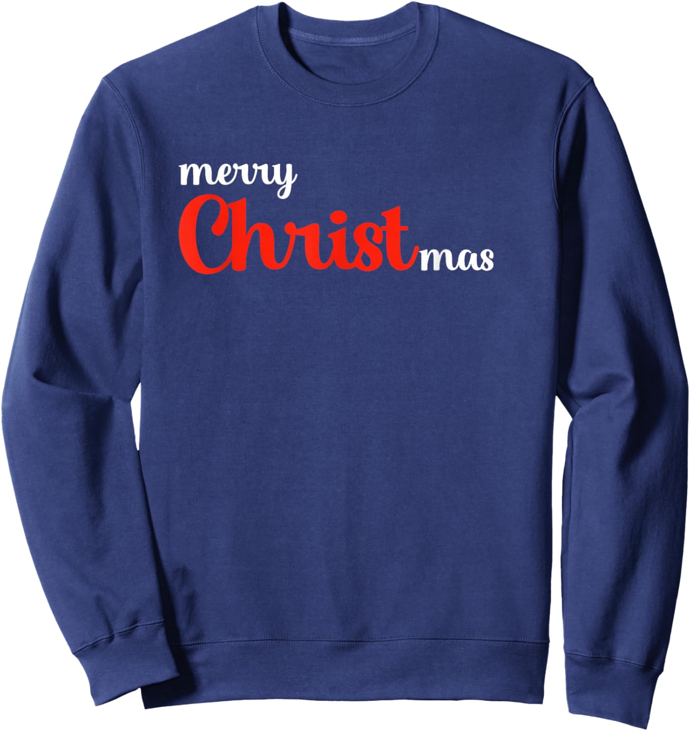 Cute Christian Christmas Shirt Faith Based Holiday Clothes Sweatshirt - Sweatshirt | Navy