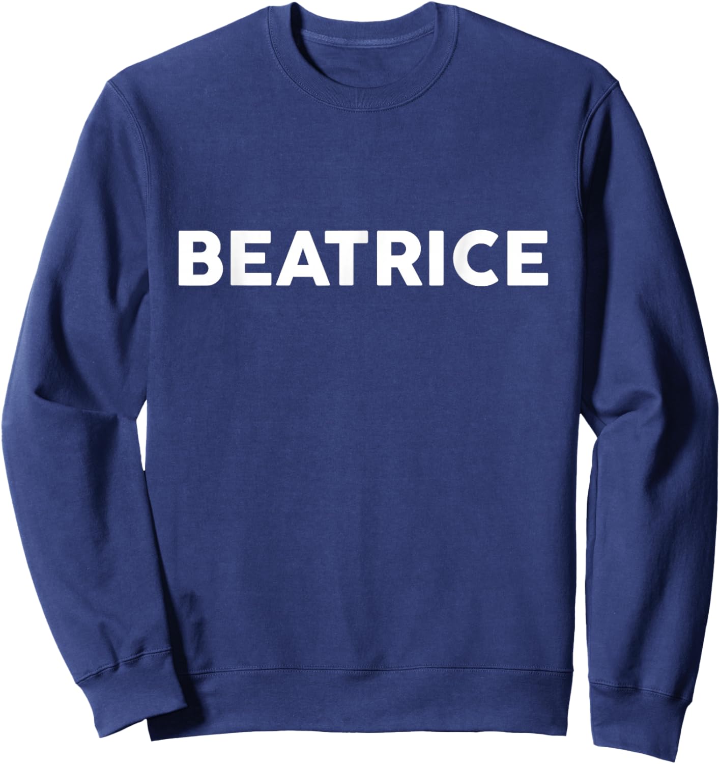 Shirt That Says Beatrice Simple City Sweatshirt - Sweatshirt | Navy