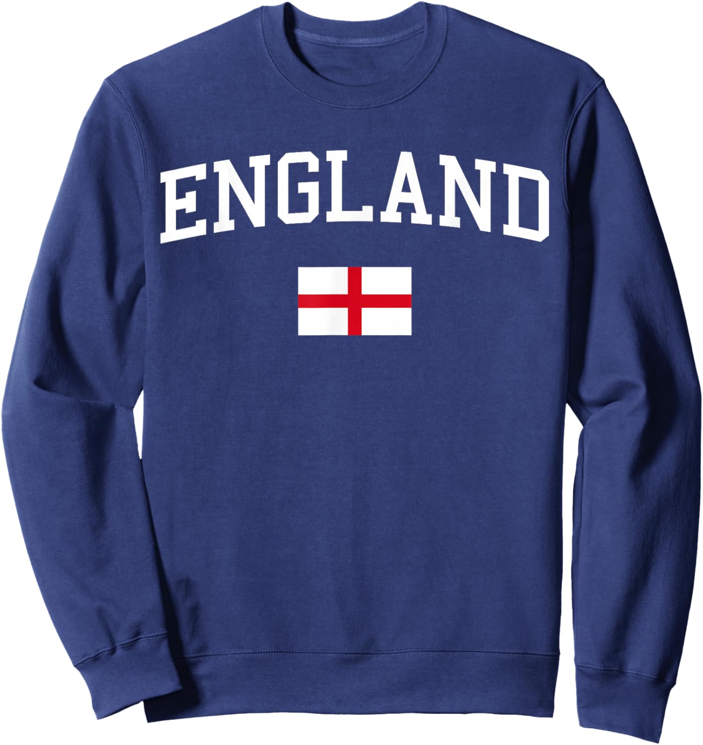 English Flag Men Women Kids England Sweatshirt - Sweatshirt | Navy