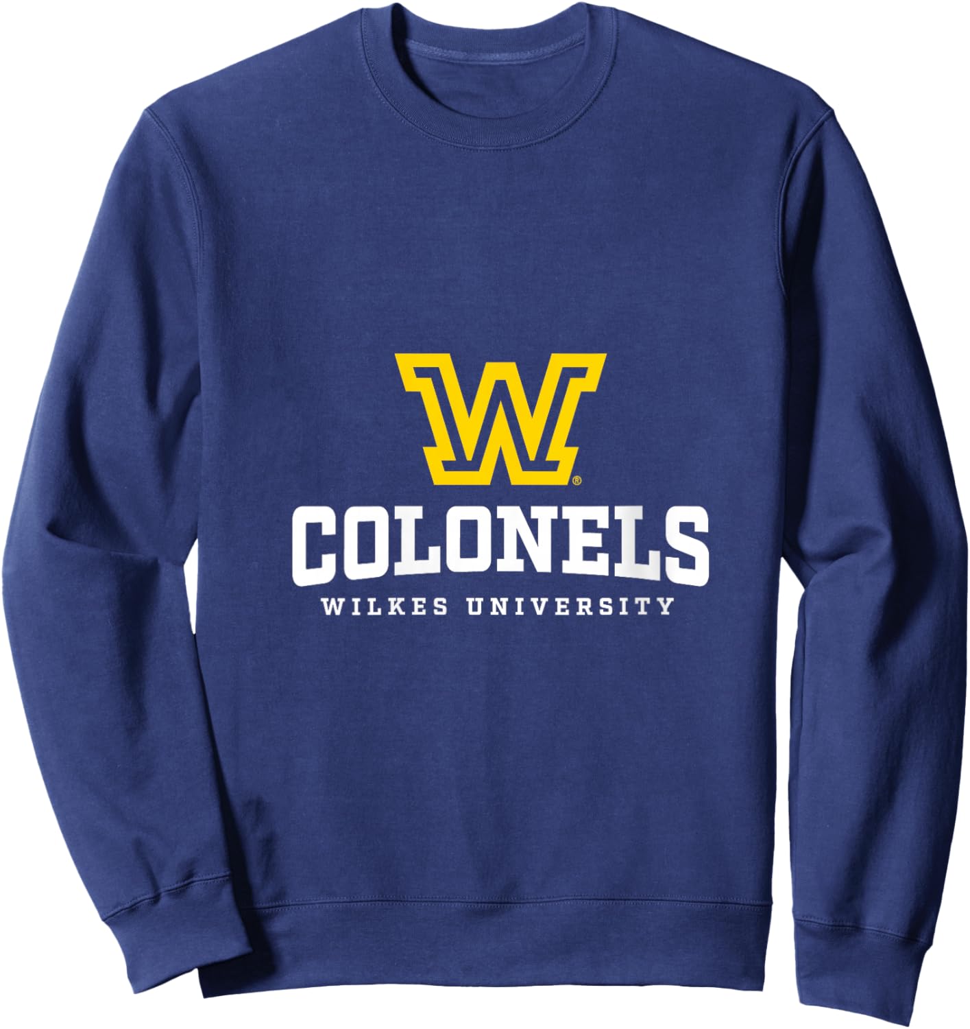 Women's Wilkes University Colonels V-Neck Sweatshirt - Sweatshirt | Navy
