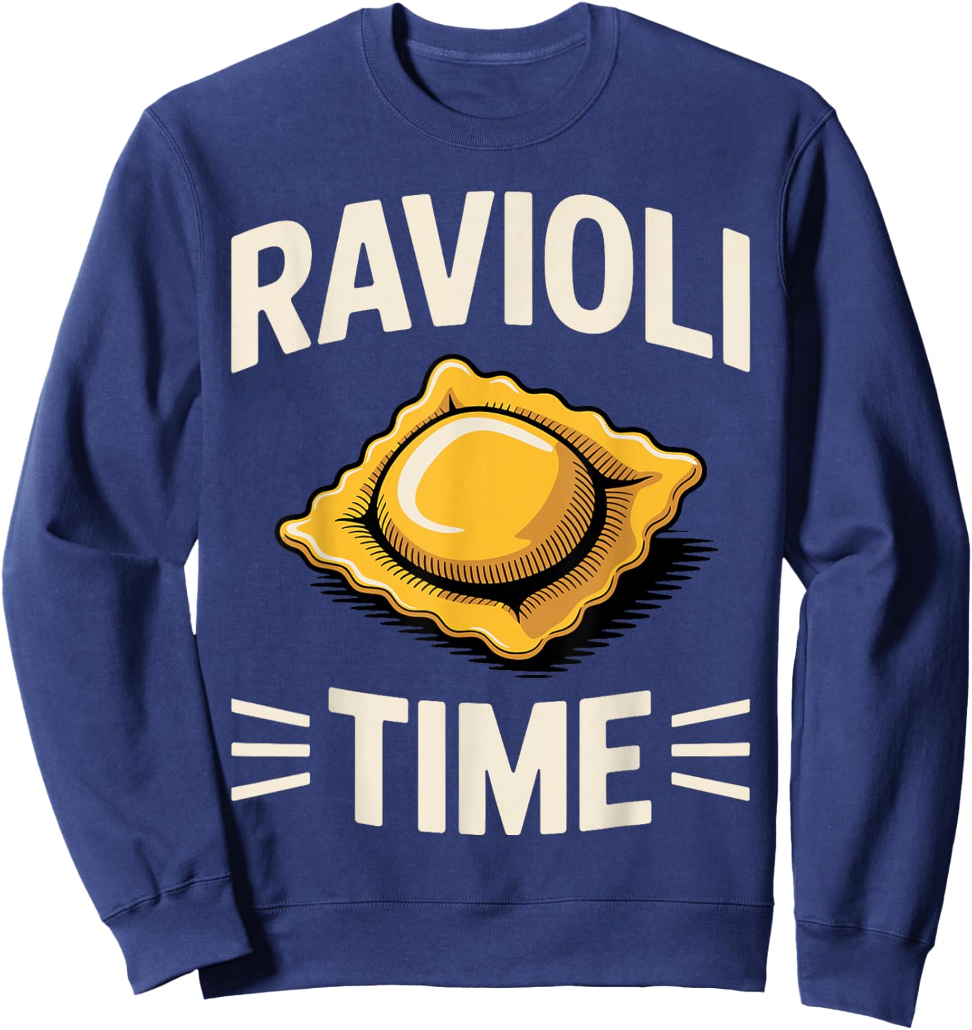 Funny Ravioli Art Women Ravioli Pasta Fan Ravioli Sweatshirt - Sweatshirt | Navy