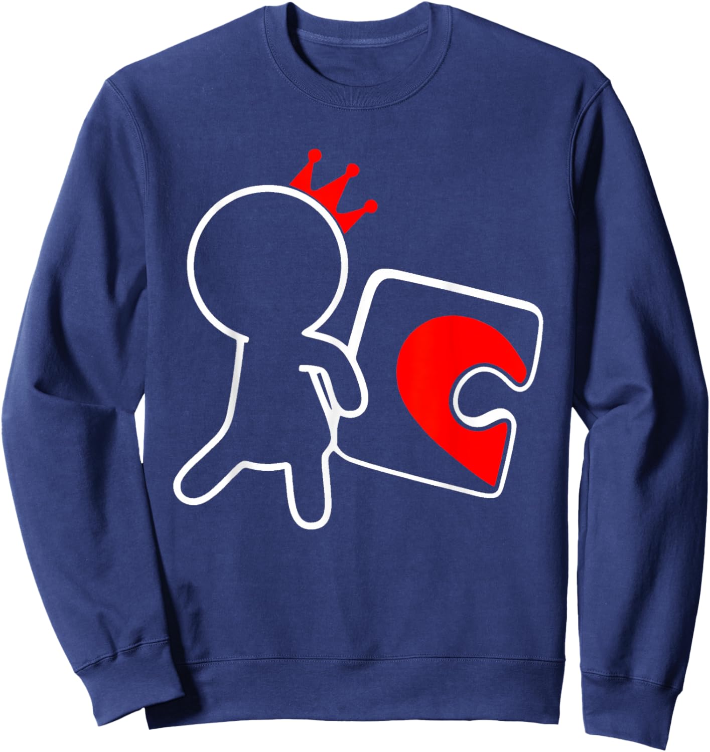 Missing Piece Heart Puzzle Couple Matching Valentine's Day Sweatshirt - Sweatshirt | Navy