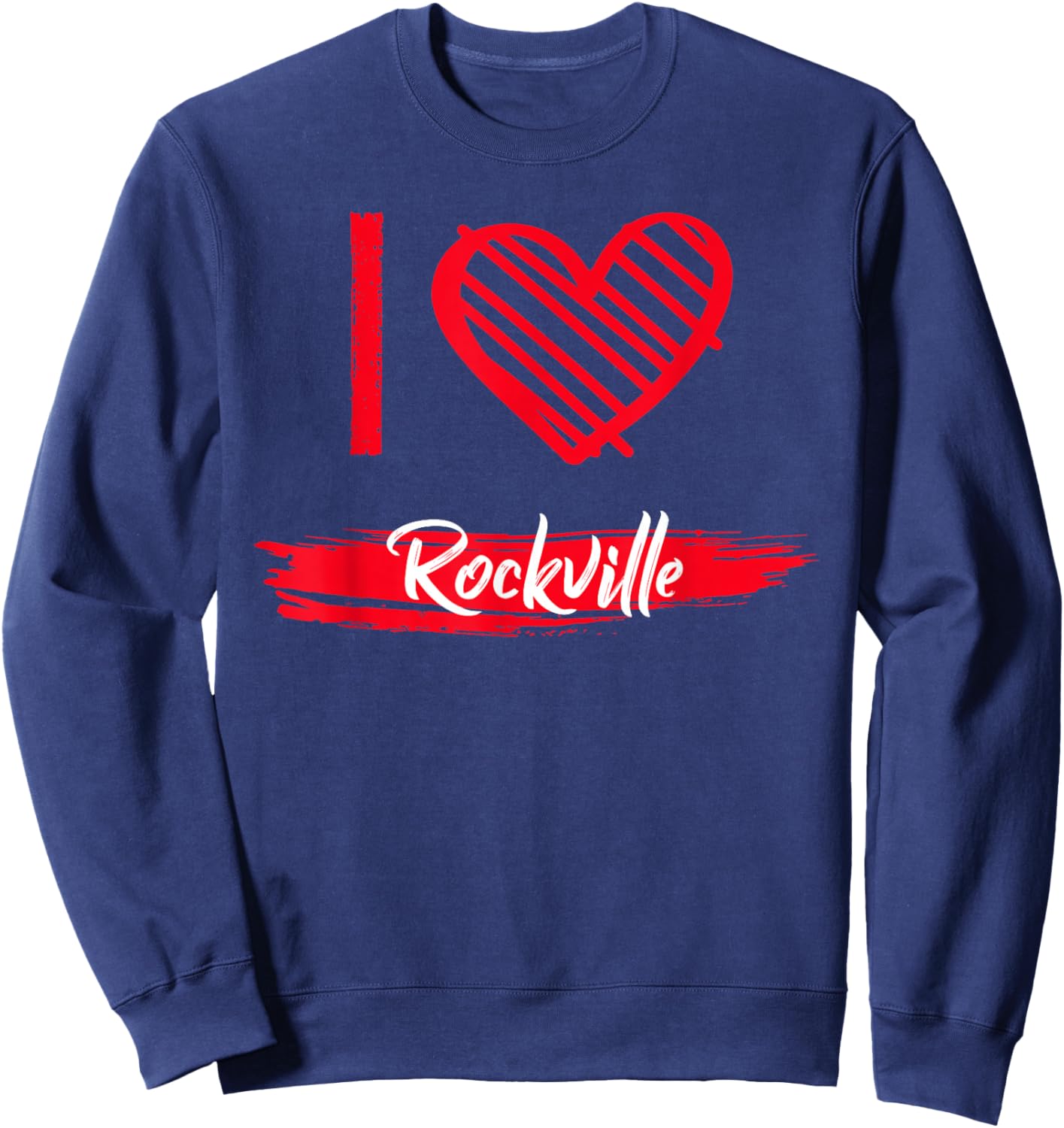 I Love Rockville I Heart Rockville Sweatshirt - Sweatshirt | Navy