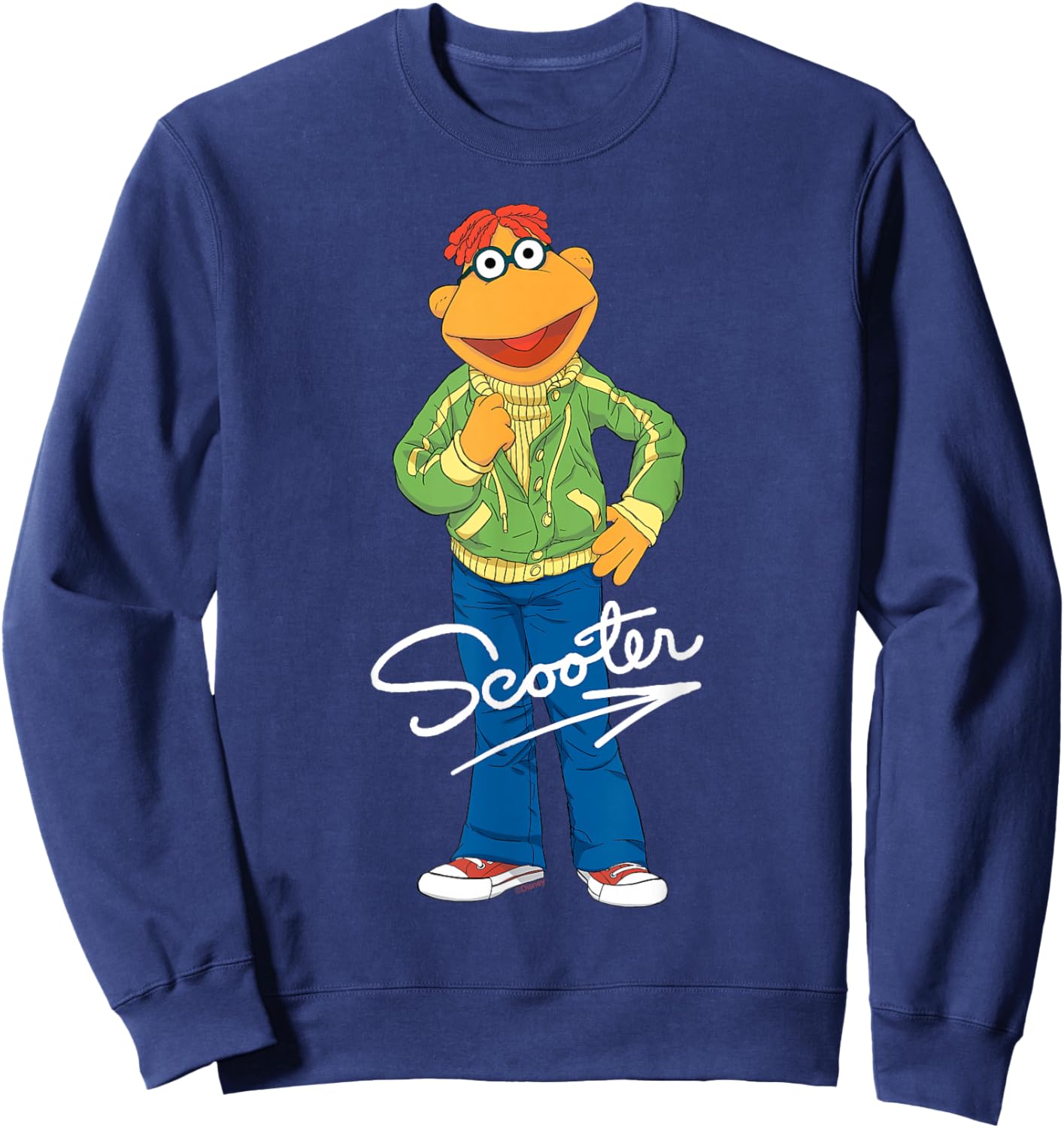 Disney The Muppets Scooter Big Pose Sweatshirt - Sweatshirt | Navy