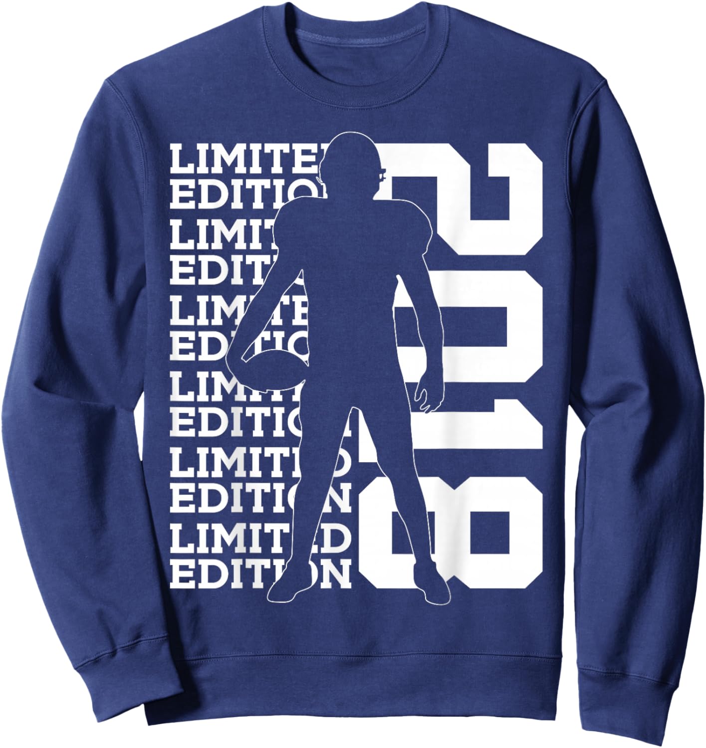 Limited Edition 2018 Football 8TH Birthday Sweatshirt - Sweatshirt | Navy