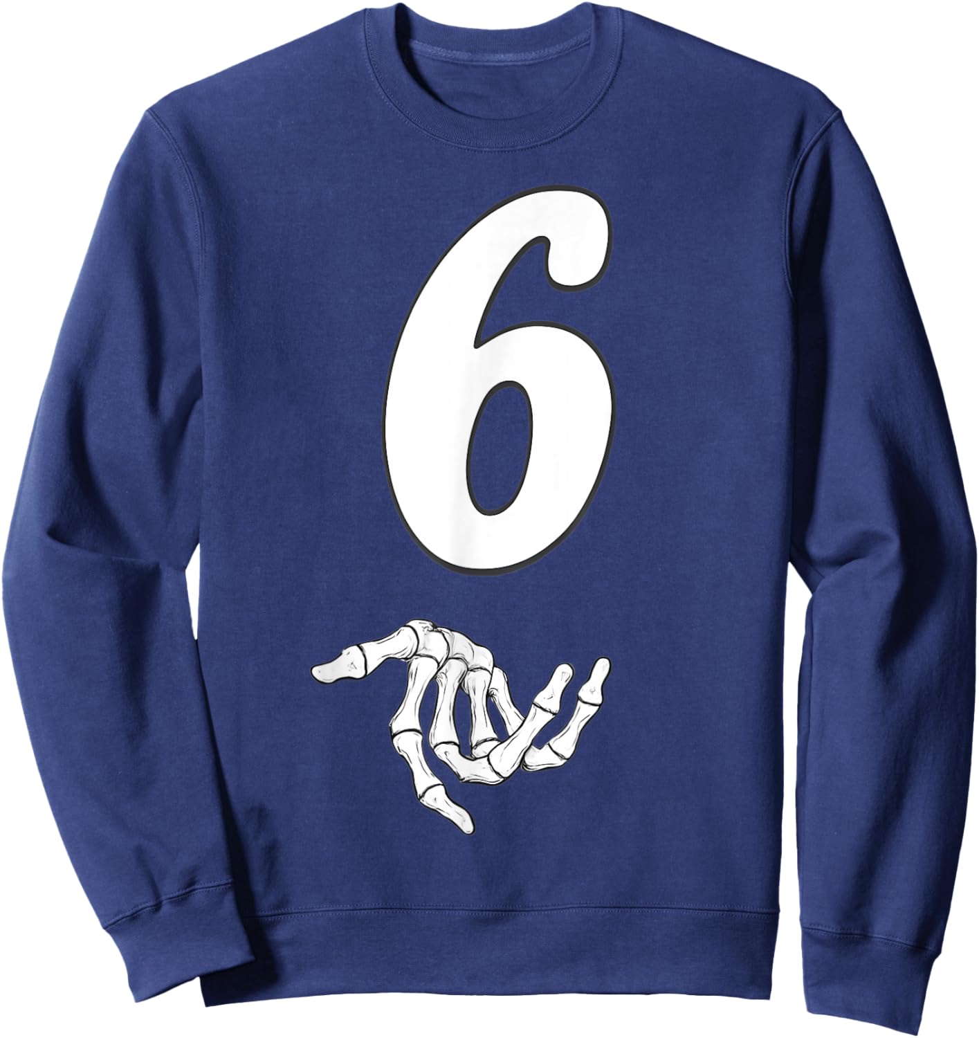 Funny 67 Six Seven Meme Couple Matching Halloween Costume Sweatshirt - Sweatshirt | Navy