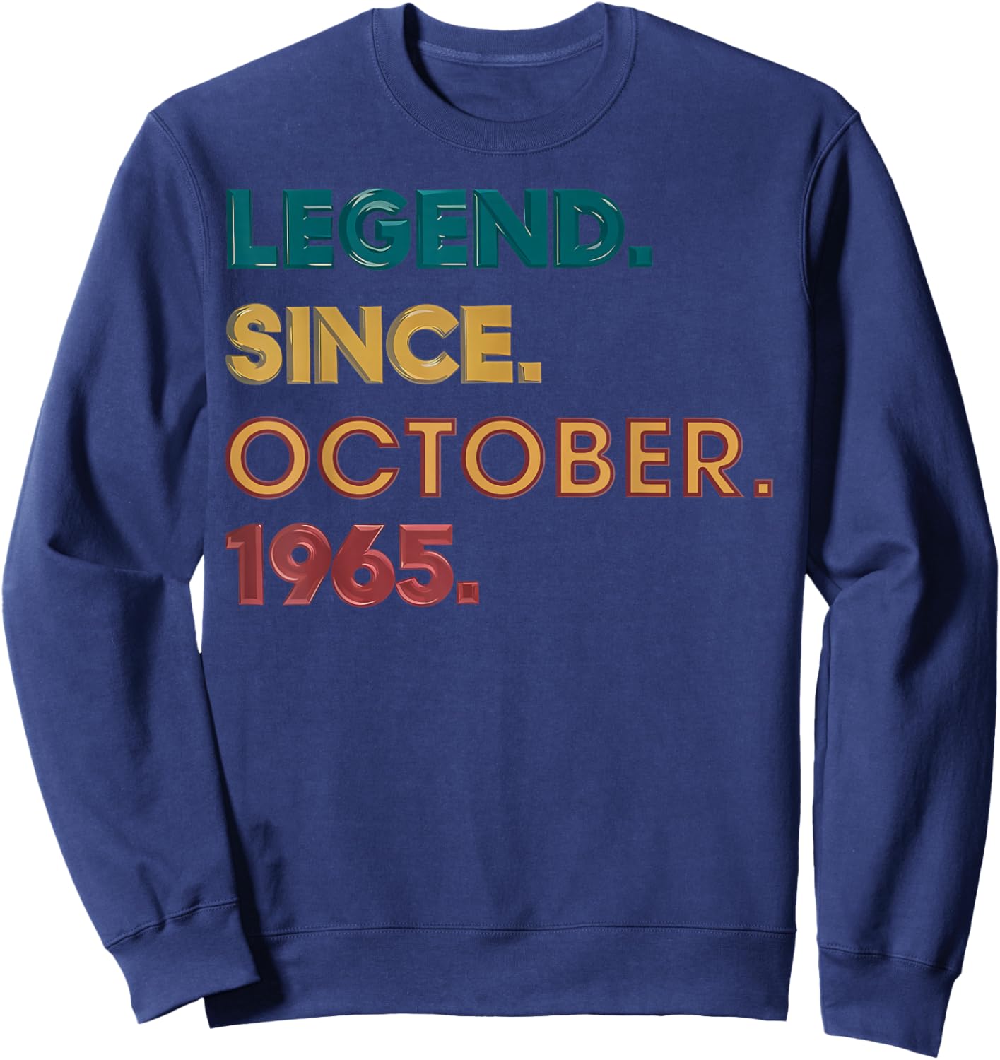 Legend 1965 60th Birthday Gifts Women 60 Year Old Sweatshirt - Sweatshirt | Navy